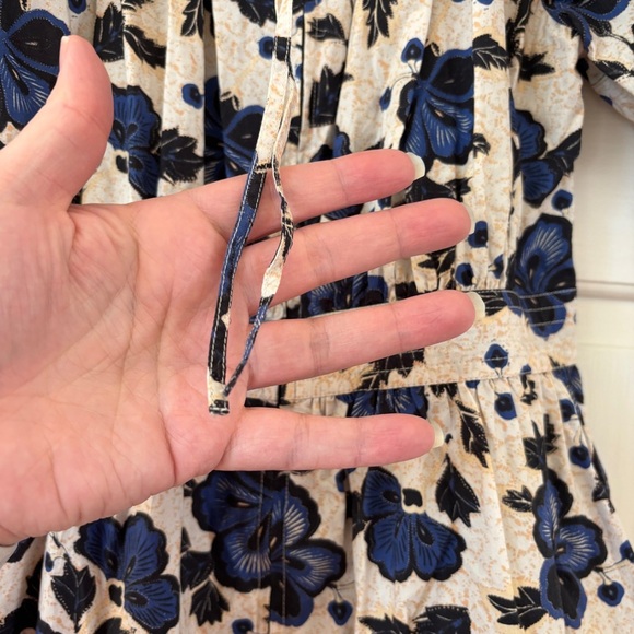 Ulla Johnson Celia Dress Lapis Floral Print Mini Capsule Puff Spring Size‎ 2 - Picture 13 of 17